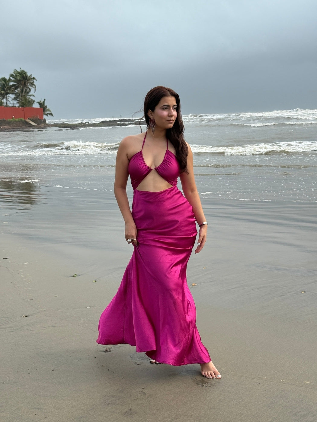 Mimosa Satin dress