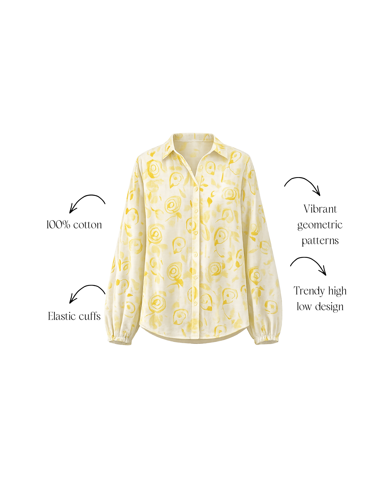 Butter Yellow Oversized Shirt
