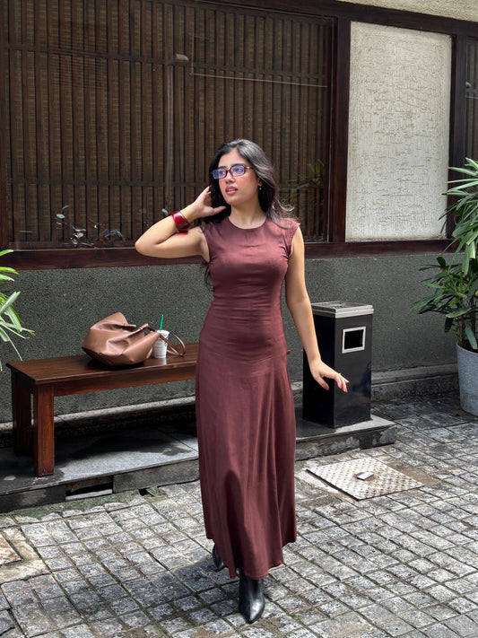 Kendall Mocha Dress