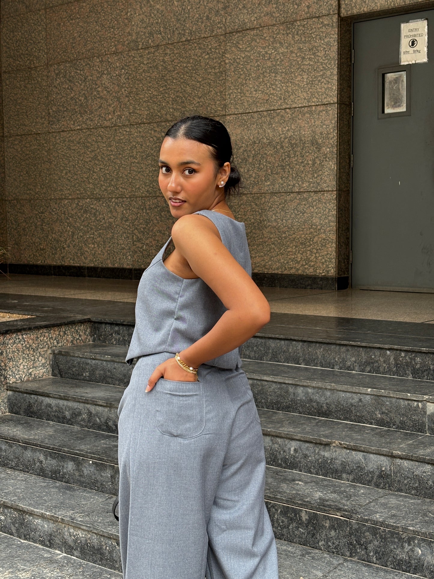 Kim Grey Waistcoat