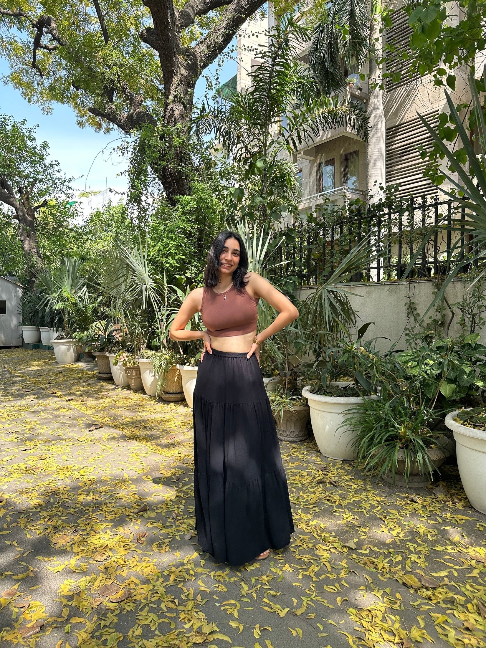 Black Maxi Skirt Lazo Store