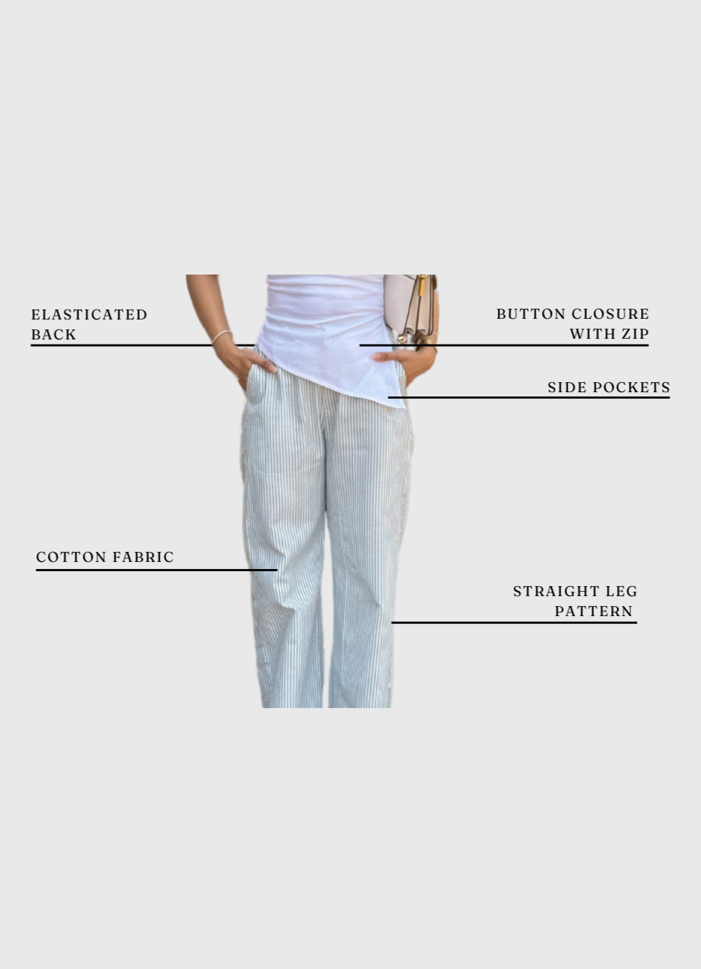 Thames Pinstripe Pants