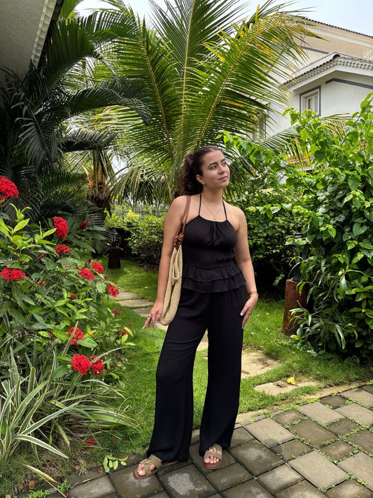 Noir Crepe Pants