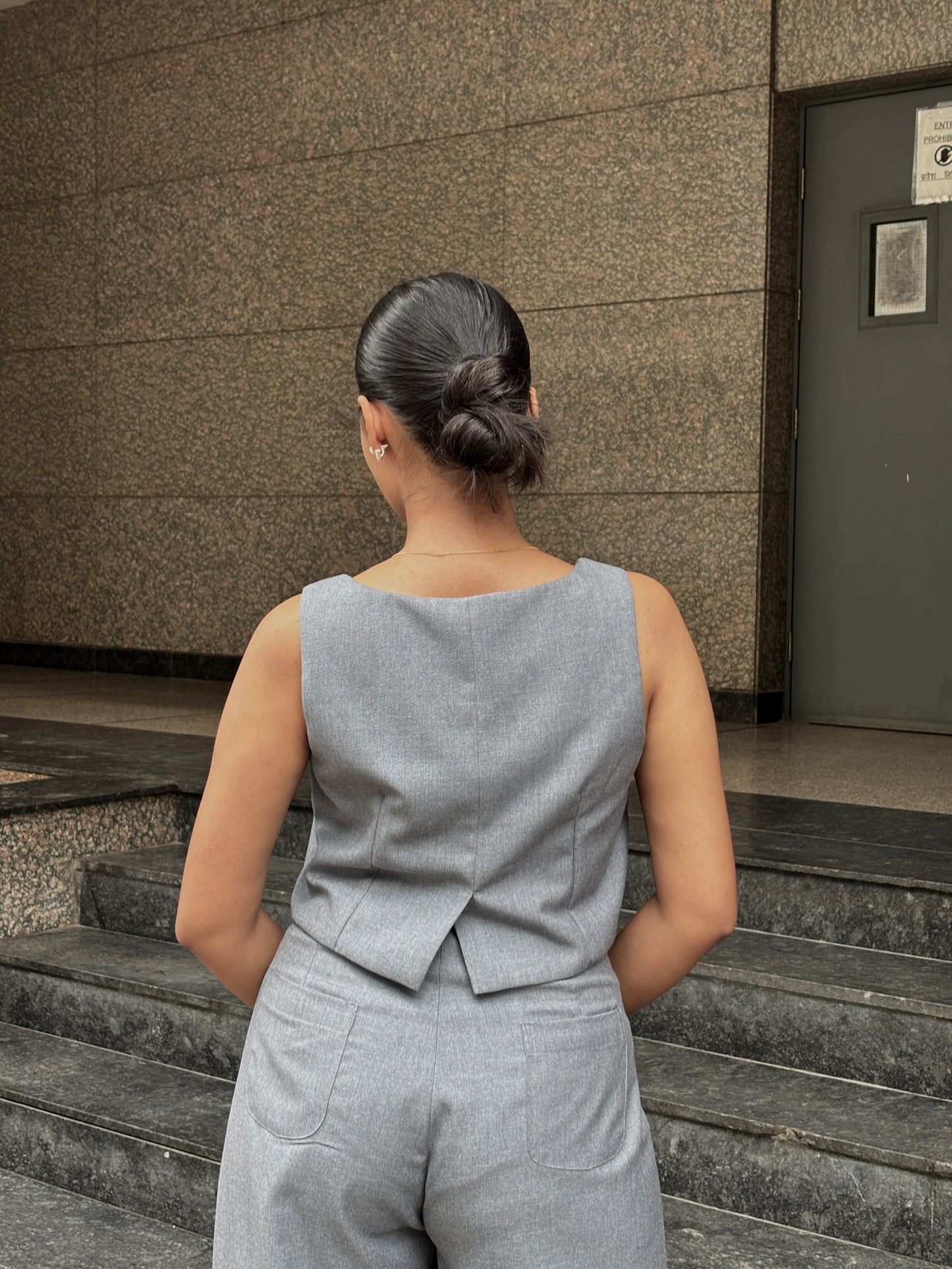 Kim Grey Waistcoat
