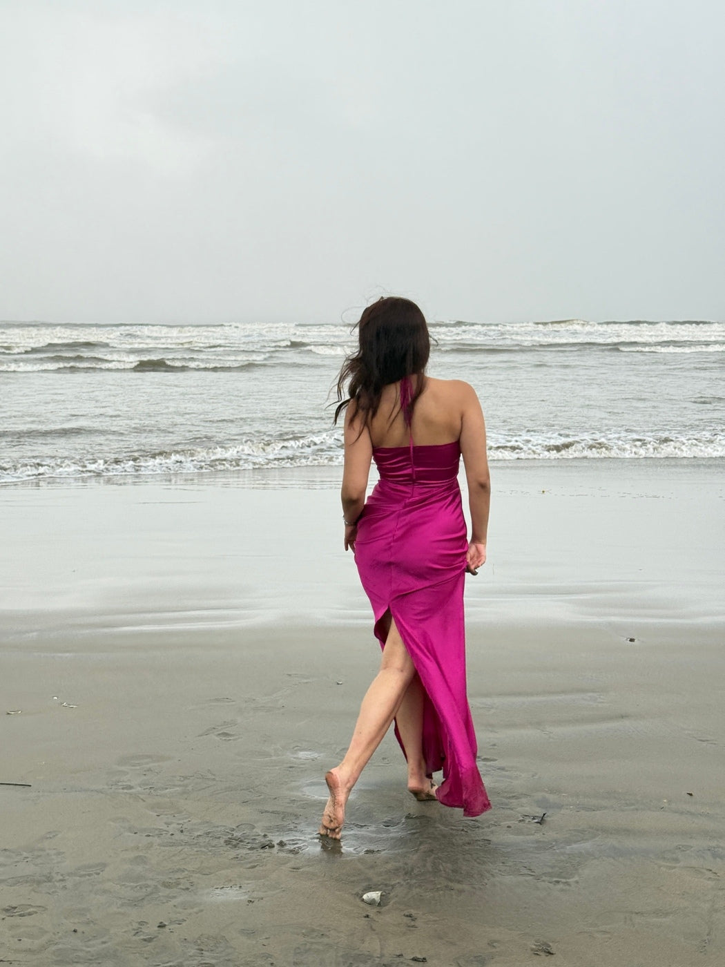 Mimosa Satin dress