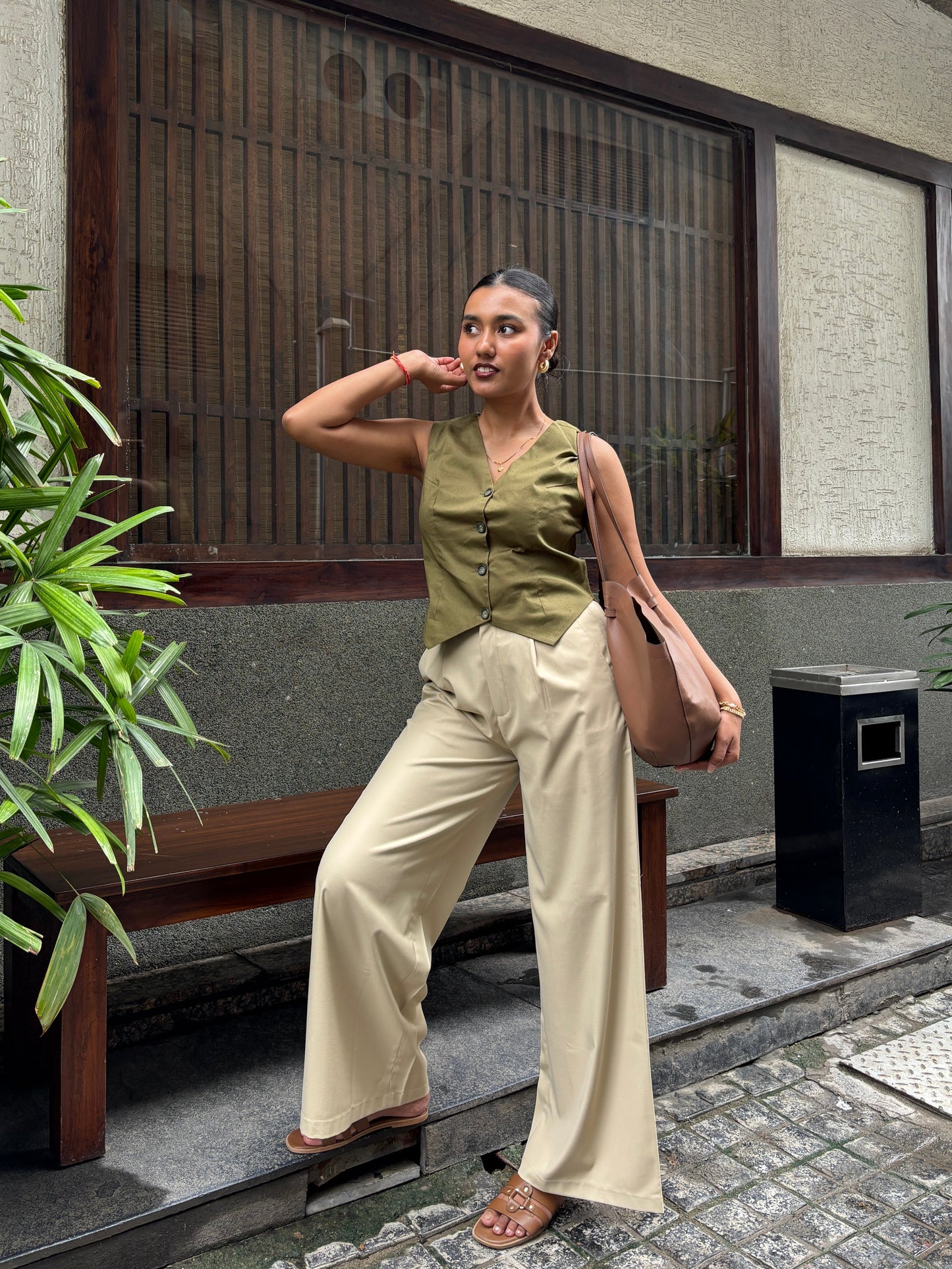 Oat Beige Pants