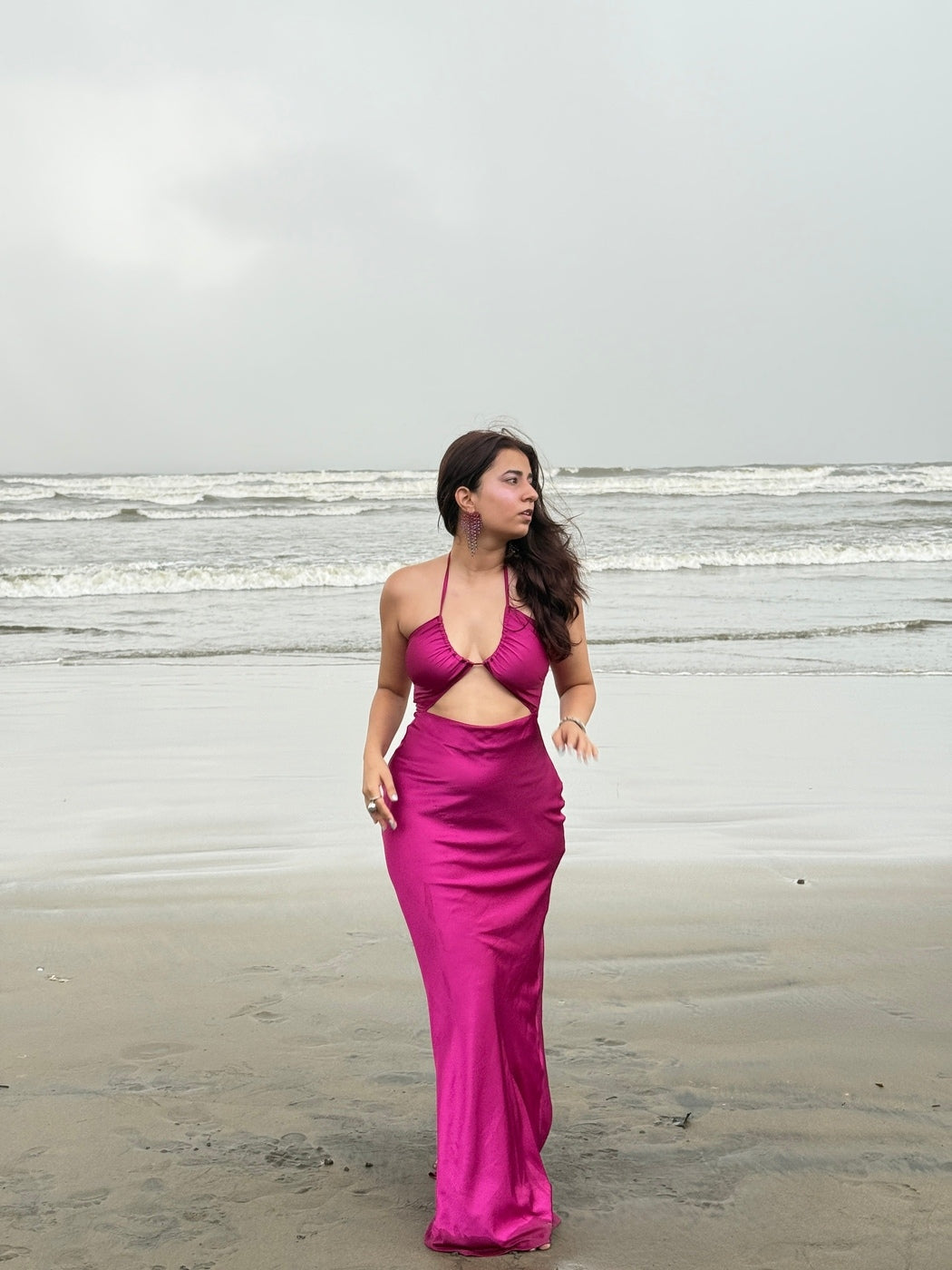 Mimosa Satin dress