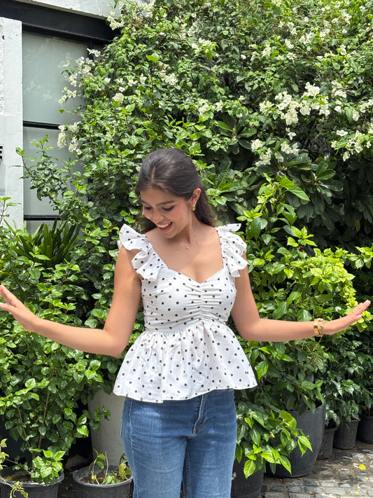 Reba Polka Top