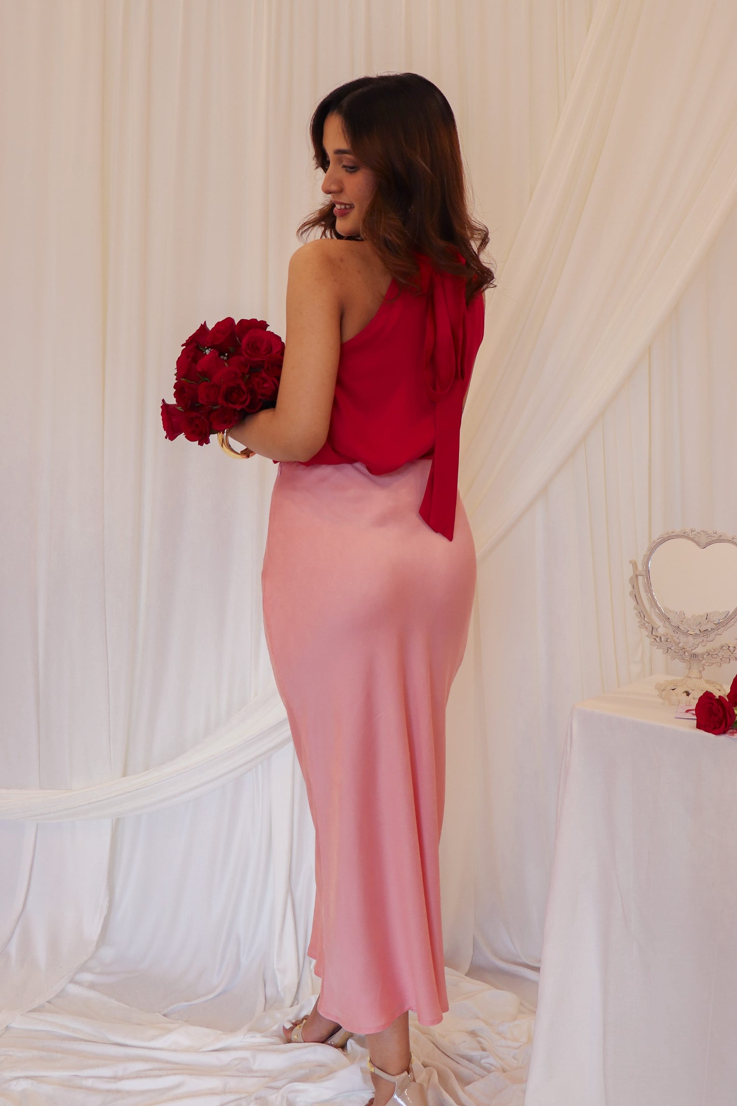 Rosa Satin Skirt