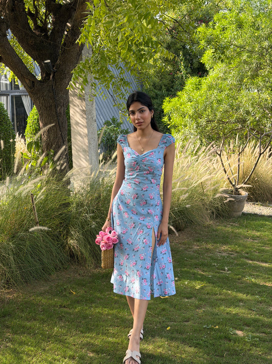 Flora Slit Dress