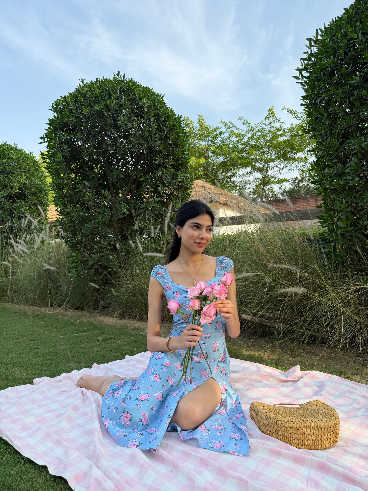 Flora Slit Dress