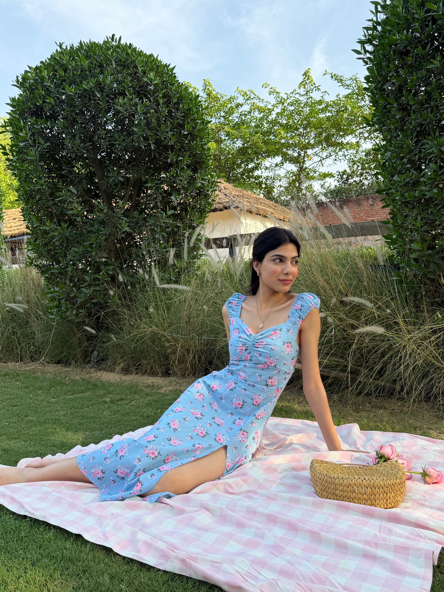 Flora Slit Dress