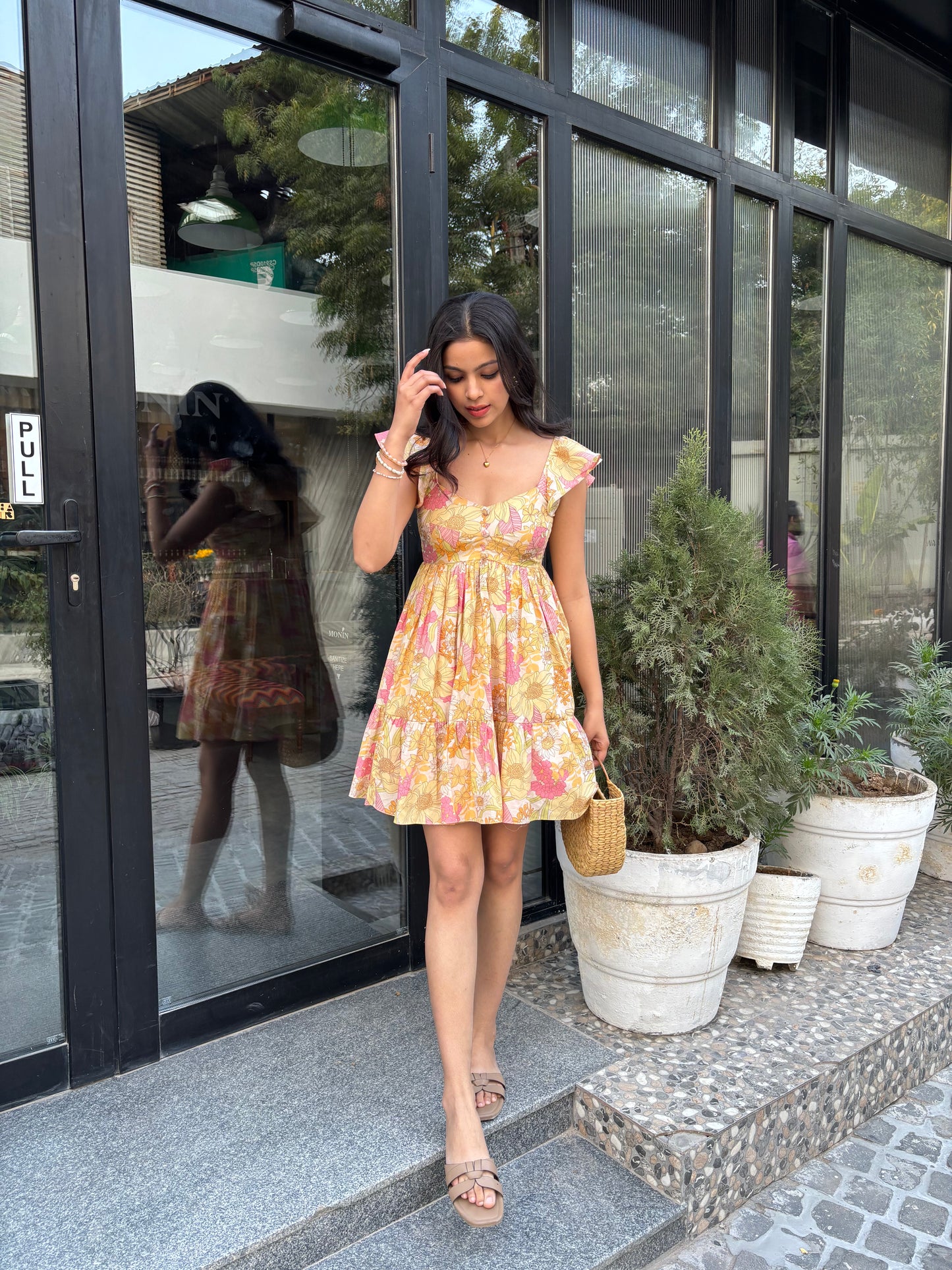 Marigold Ruffle Dress