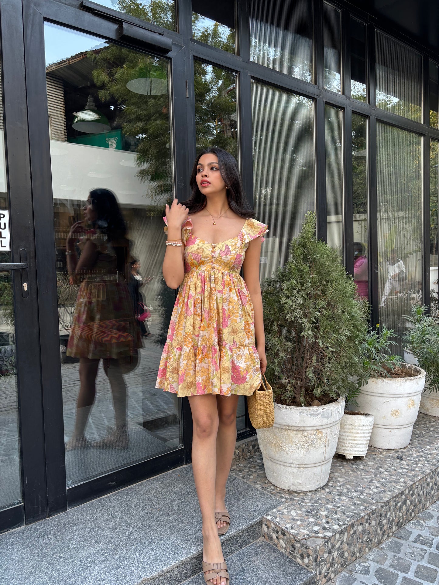 Marigold Ruffle Dress