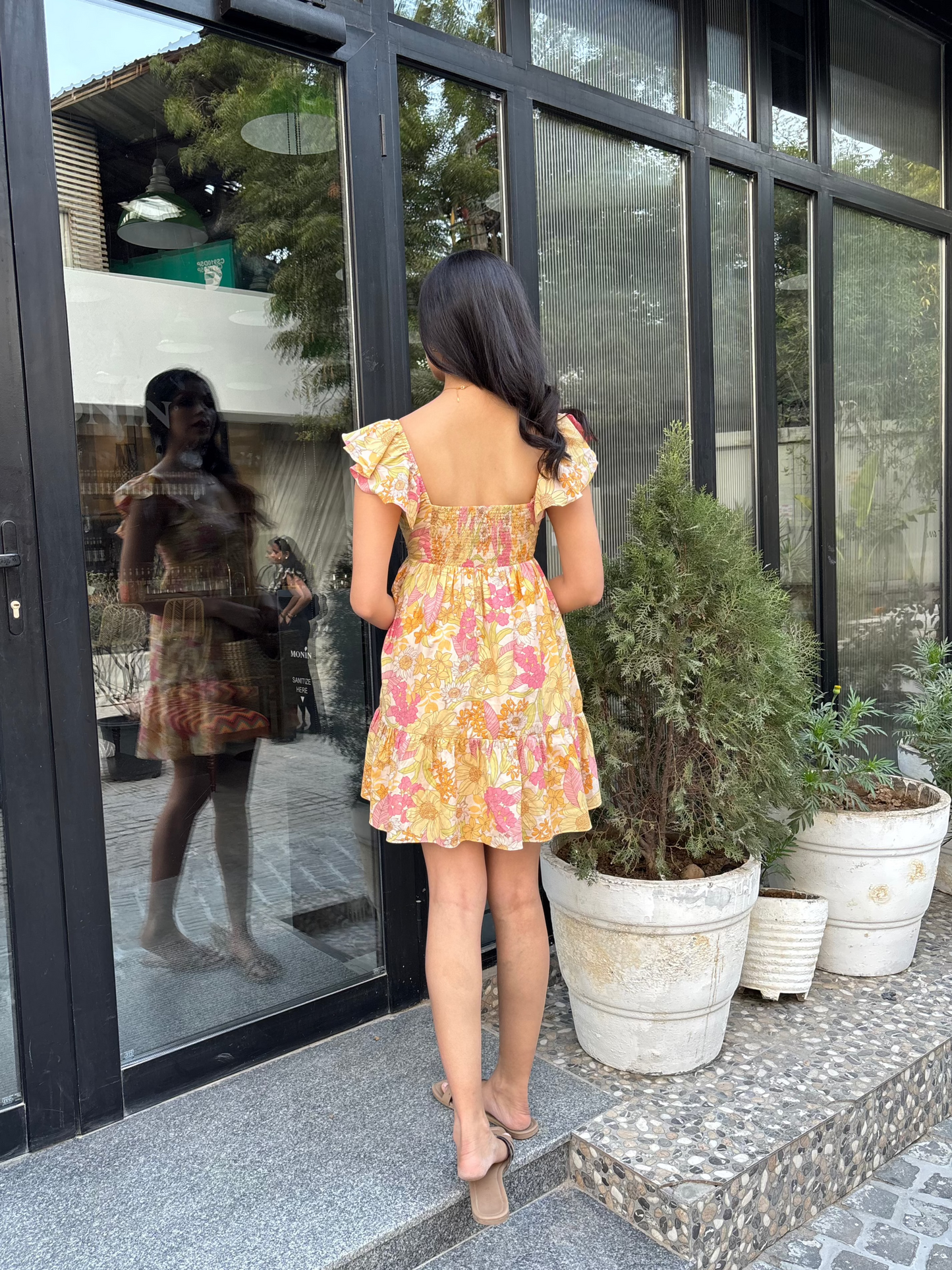 Marigold Ruffle Dress