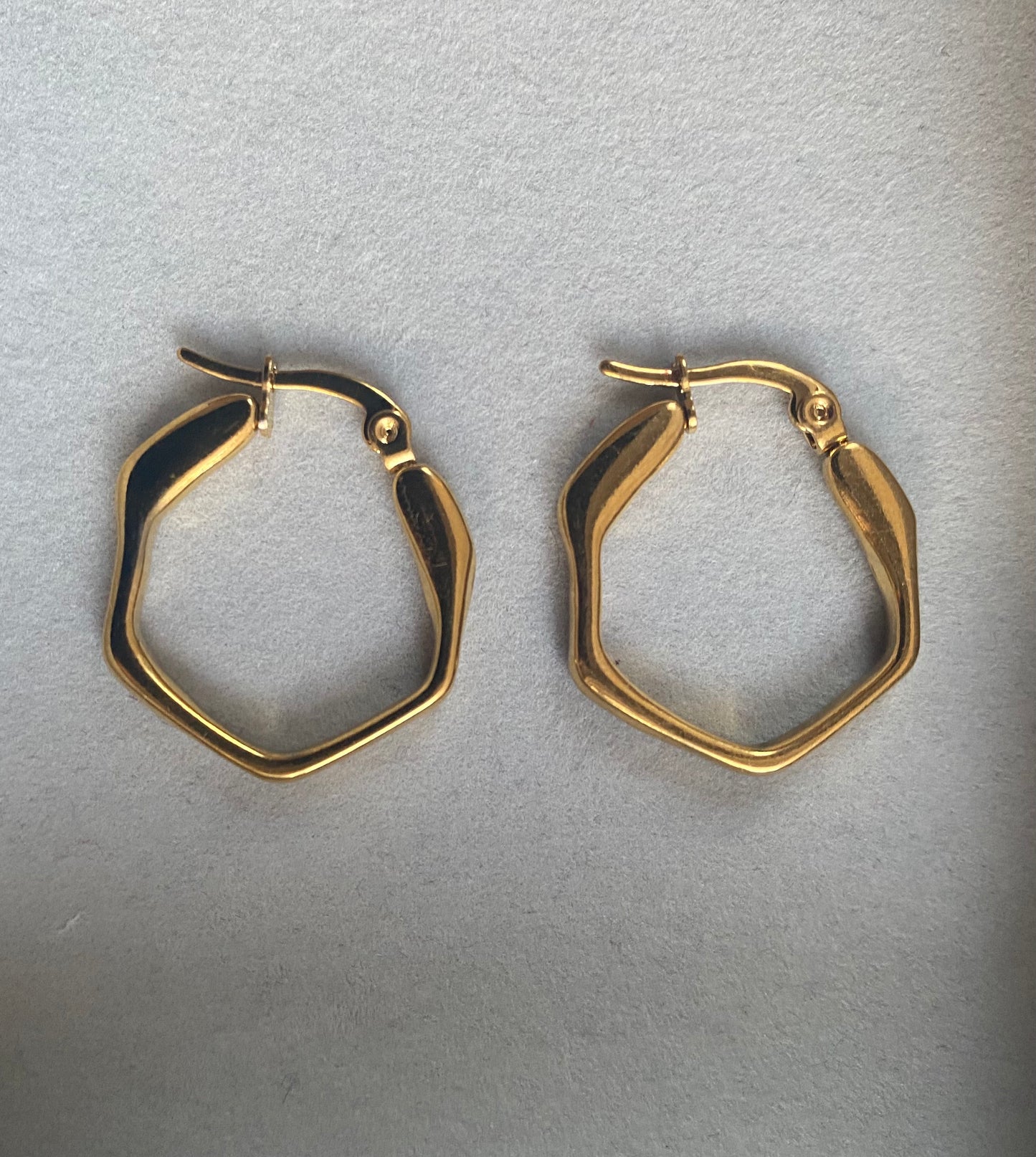 Classic gold earrings