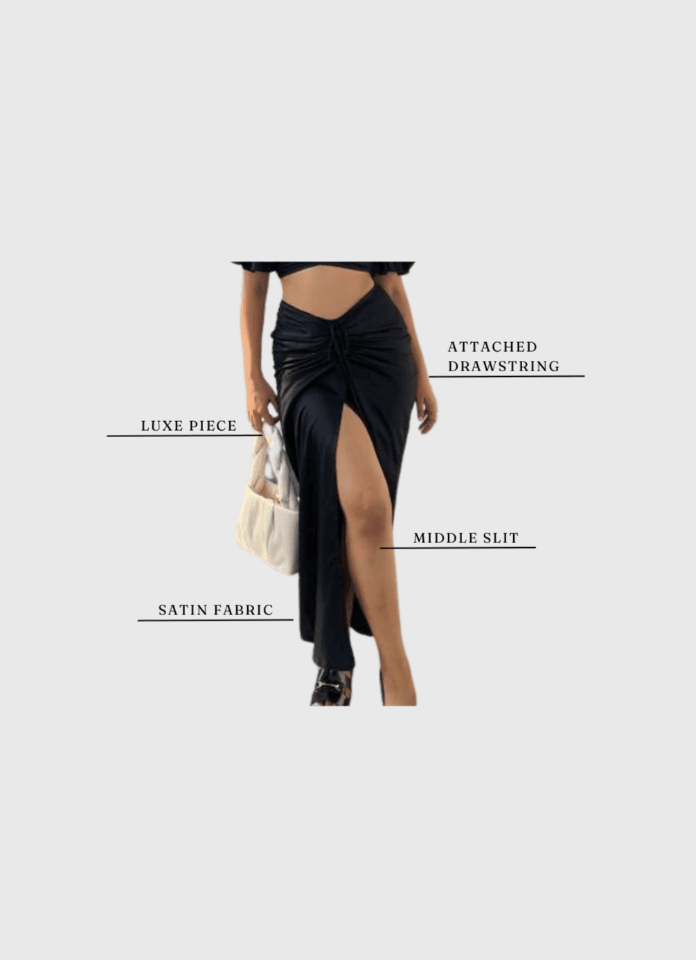 Cleo Drawstring Skirt