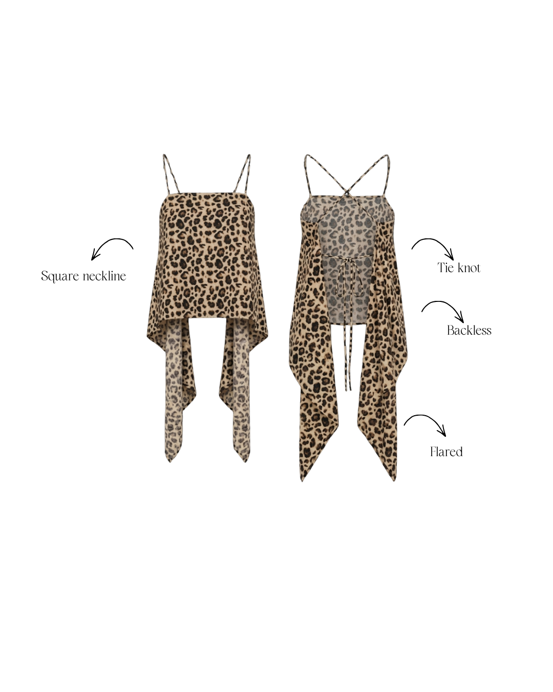 Tyla Leopard Top