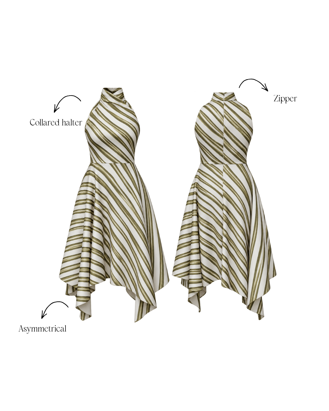 Ester Striped Dress