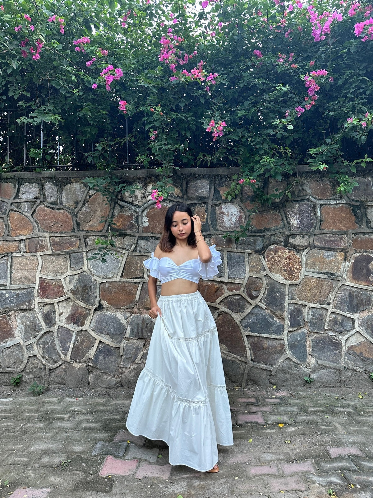 Off-White Maxi Skirt